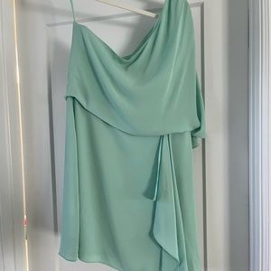 BCBG one shoulder mini dress
